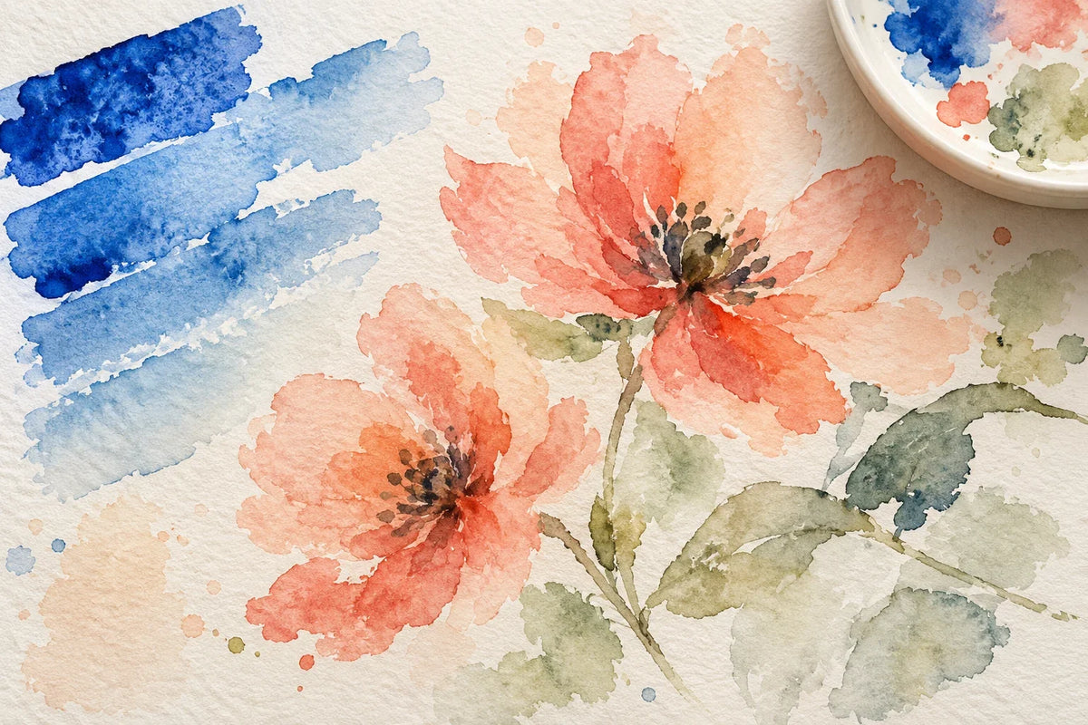 Your first watercolor set: choose more than a color count