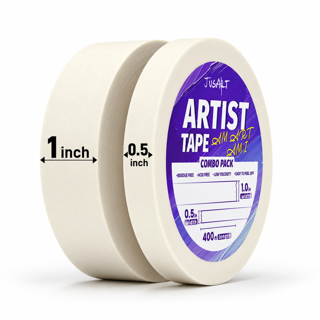 Artist Tape Combo Pack – 1/2 in + 1 in