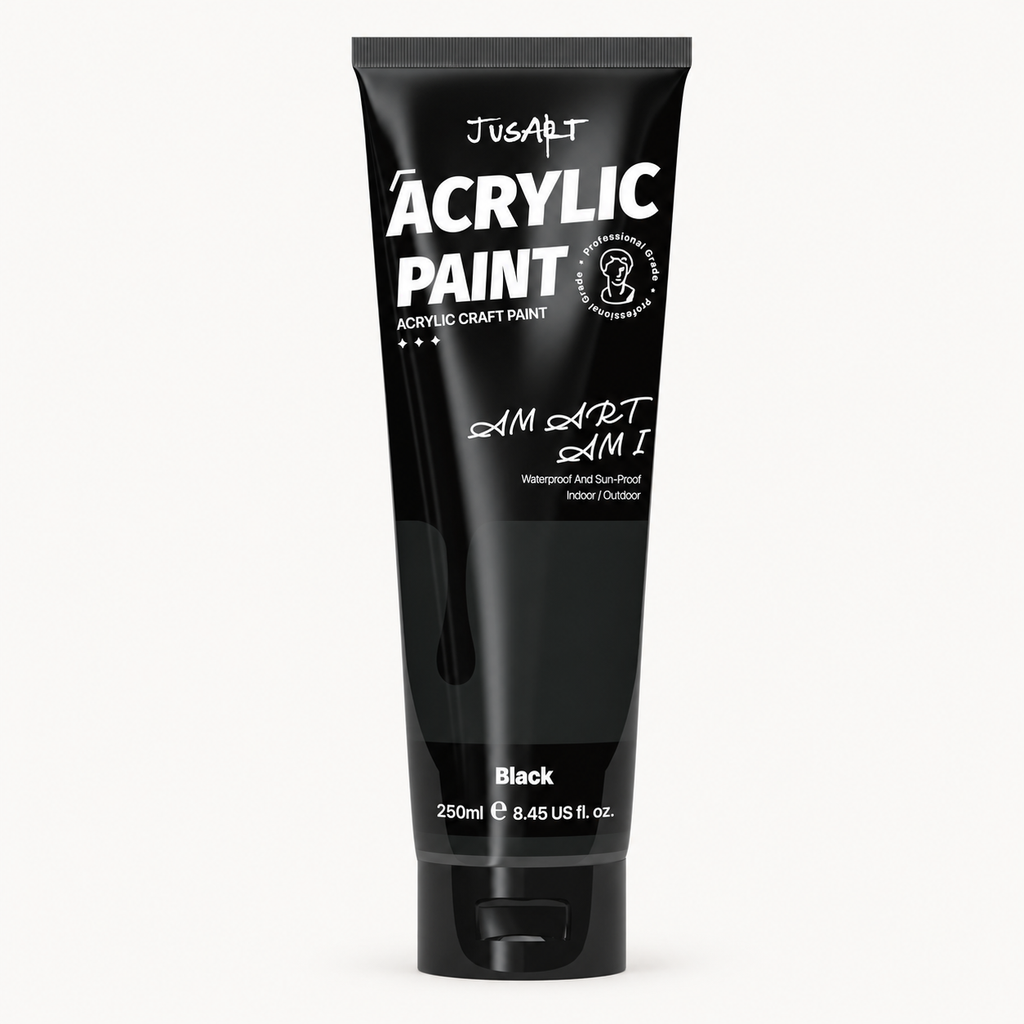 Black Acrylic Paint – 250ml