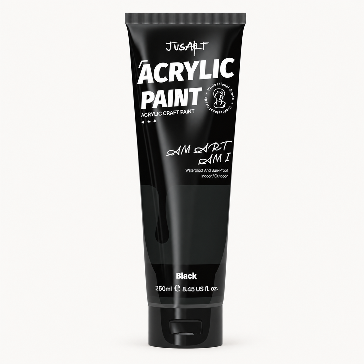 Black Acrylic Paint – 250ml