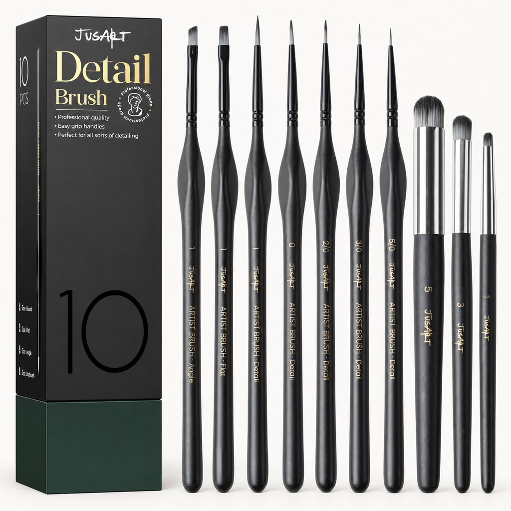 10-Piece Detail Paint Brush Set