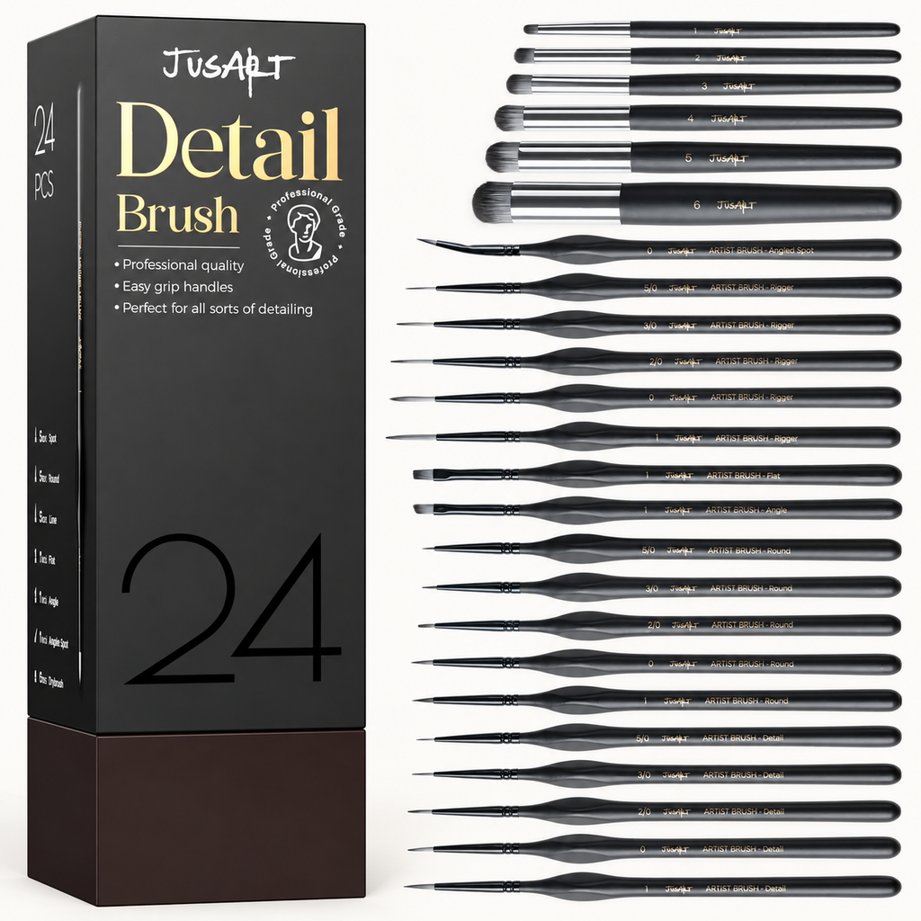 24-Piece Detail Paint Brush Set