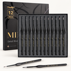 12-Piece Detail Paint Brush Set