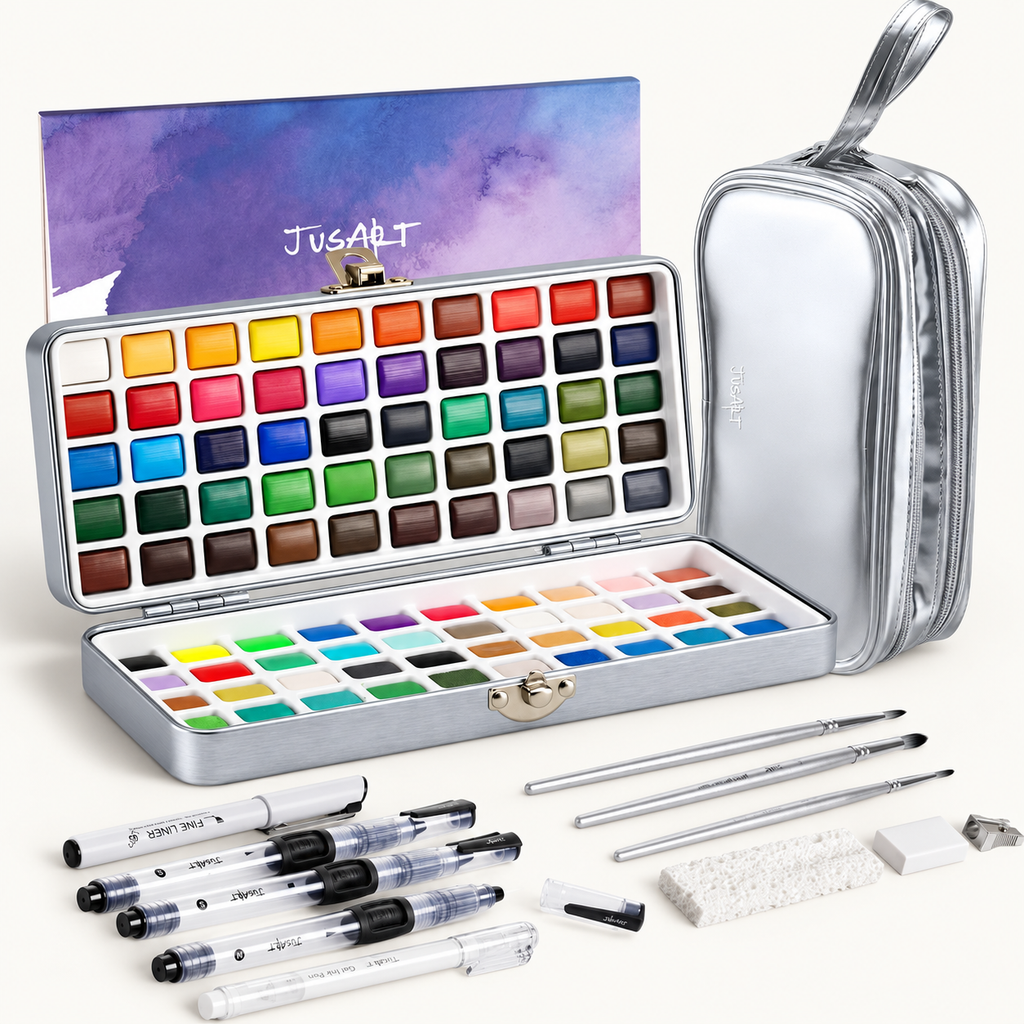 100-Color Watercolor Paint Set