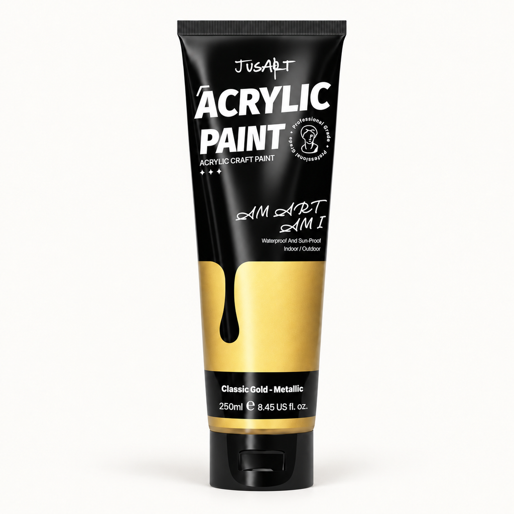 Pintura acrílica oro metálico – 250 ml
