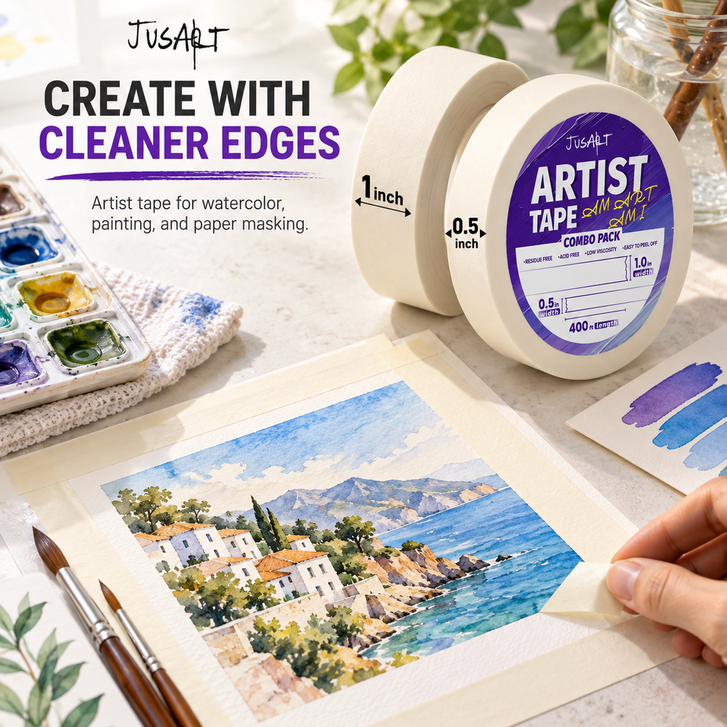 Artist Tape Combo Pack – 1/2 in + 1 in