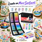 48-Color Acrylic Paint Markers