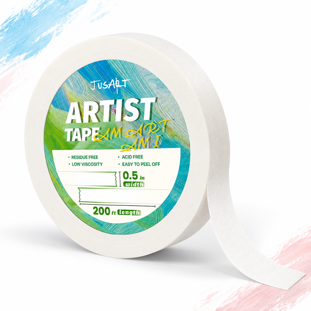 Artist Tape for Watercolor Paper – 0.5 in × 200 ft