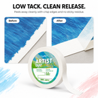 Artist Tape for Watercolor Paper – 0.5 in × 200 ft