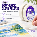 Artist Tape Combo Pack – 1/2 in + 1 in