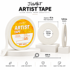Cinta de artista – 1/4 pulg × 200 pies