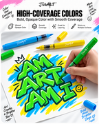 Rotuladores de pintura acrílica de 72 colores