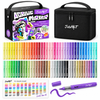 Rotuladores de pintura acrílica de 72 colores