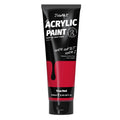 JusArt Acrylic Paint True Red Tubes(250ml, 8.45oz) Non-Toxic & Rich Pigment Craft Paint for Canvas Painting, Wood, Fabric, Stone, Ceramics, Art Supplies for Artists, Adults