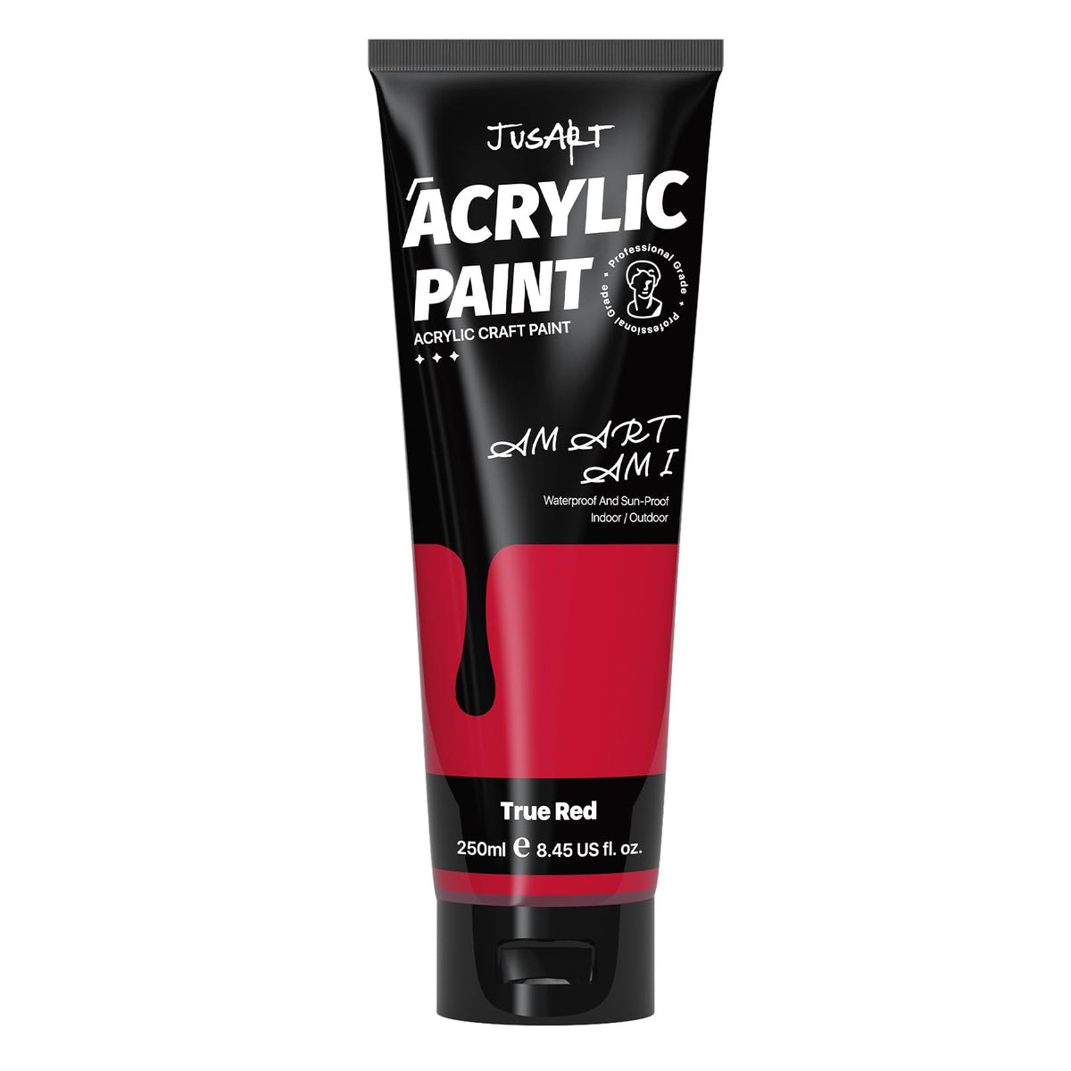 Pintura acrílica rojo intenso – 250 ml