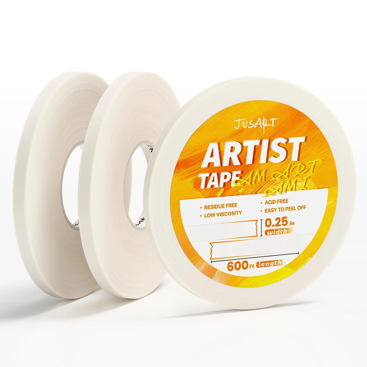 Cinta de artista – 1/4 pulg × 200 pies