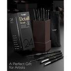 24-Piece Detail Paint Brush Set