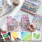 108-Color Watercolor Paint Set