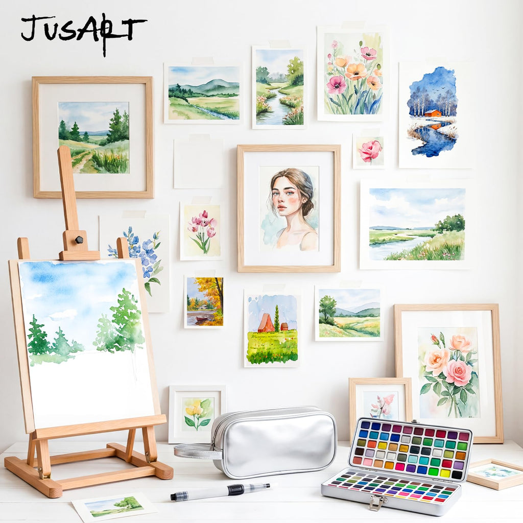 100-Color Watercolor Paint Set